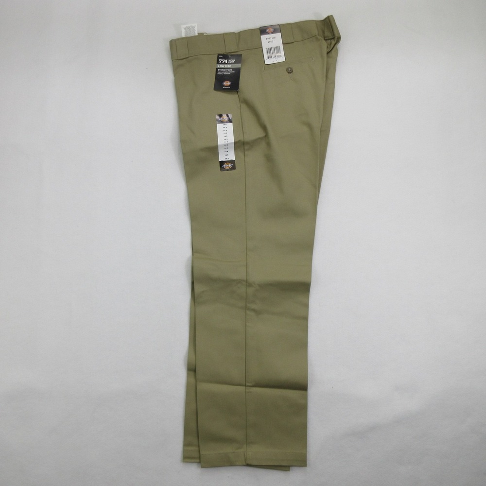 Dickies Womens 774 Work Pants 14RG Beige Straight Leg New